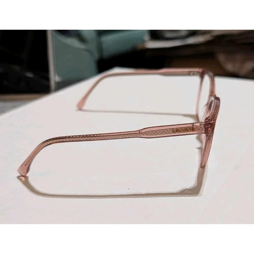 Lacoste L2870 Glasses Frames Translucent Rose Pink Clear Crystal 54-17-140 Women